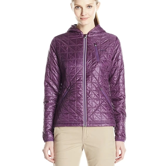 Gramicci Quilted Hooded Plum Puffer Jacket Primaloft Purple Gorpcore Packable - Picture 1 of 10
